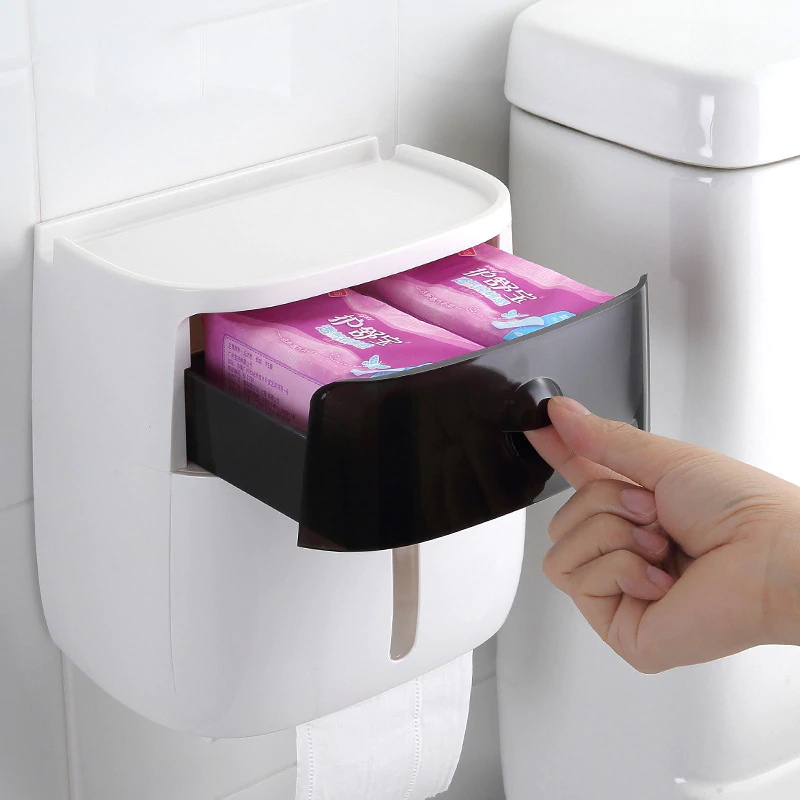 Wall Mounted Waterproof Toilet Paper Holder